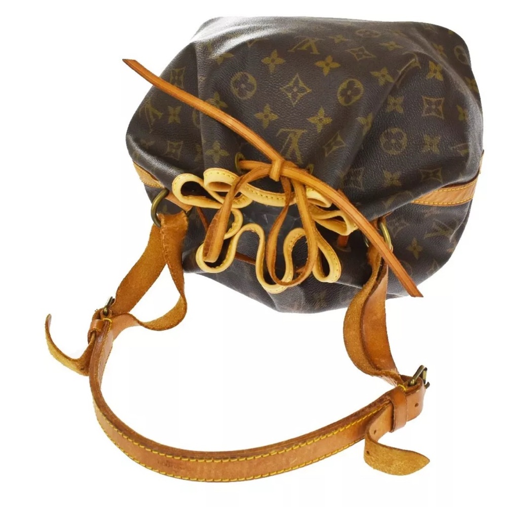 Louis Vuitton Monogram Drawstring Bucket Bag in Brown and Tan - Picture 3 of 14